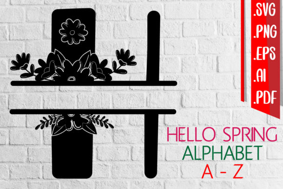 Download Hello Spring Monogram a-Z&nbsp; - Premium Resources